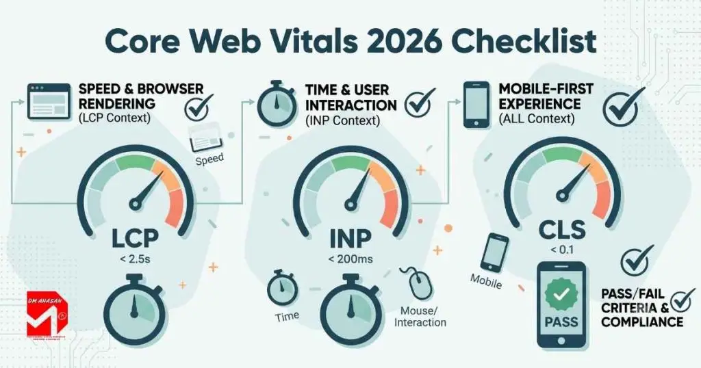 core web vitals checklist 2026