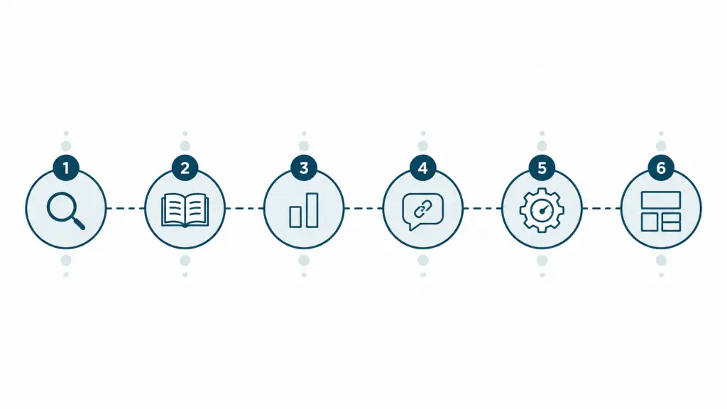 step by step process timeline infographic